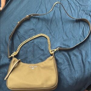 Michael Kors Army Green Two-Way Shoulder Bag